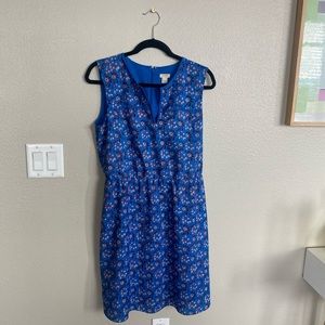 Polyester blue dress